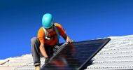 instalação de painel solar