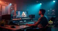 produção de áudio e vídeo