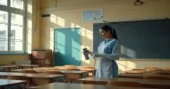 técnicas de limpeza e desinfecção em escolas