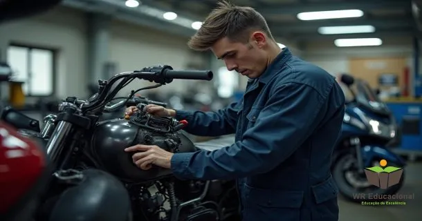 Curso Livre de básico de mecânica aplicada em reparação de motocicletas