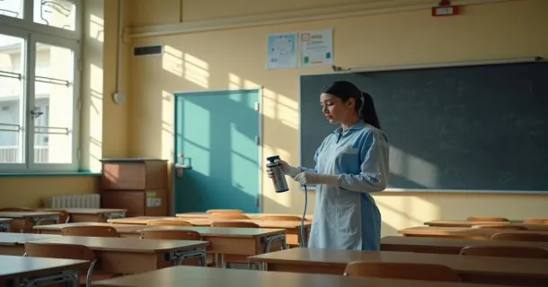 Curso Livre de técnicas de limpeza e desinfecção em escolas