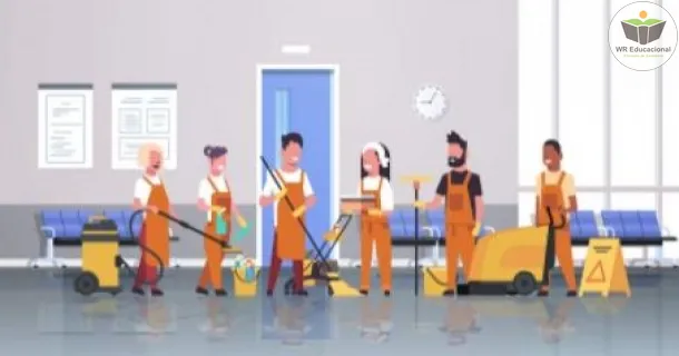 Curso Livre de limpeza terminal de banheiros e limpeza de áreas não críticas e administrativas