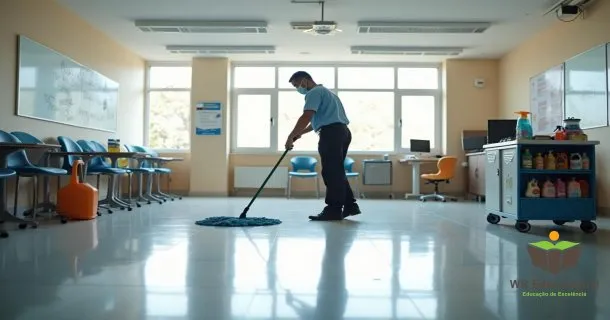 Curso Livre de higiene e limpeza na escola